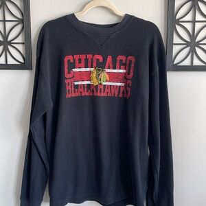 Chicago Blackhawks Cotten Long Sleeve. Size L